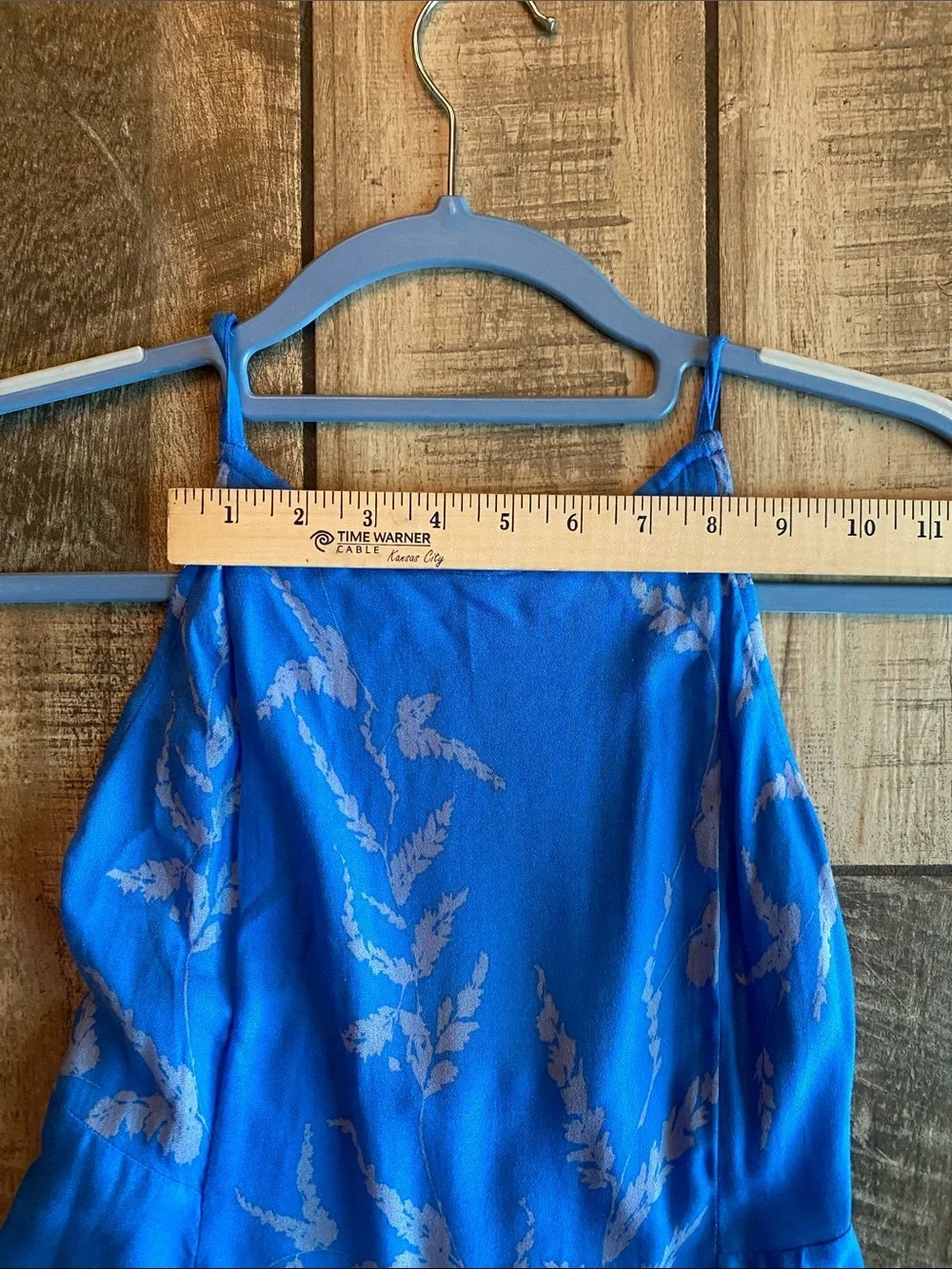Free People Intimately Blue Floral Tag Halter 🆕
